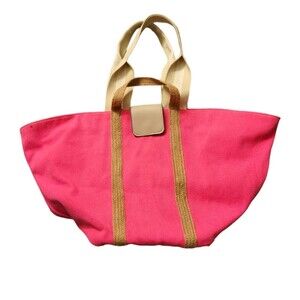 Neon Pink Beach Tote